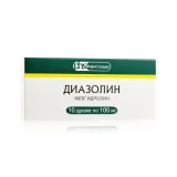Упаковка: Диазолин 100мг др. №10