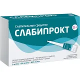 Упаковка: Слабипрокт р-р д/рект. введ. 5мл №4