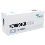 Упаковка: Ибупрофен таб. п.о. 200мг №50
