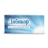 Упаковка: Дибикор таб. 500мг №90