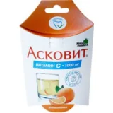Упаковка: Асковит (Вит. С 1000мг) таб. шип. апельсин 1г №10