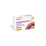 Упаковка: Рабепразол СЗ капс. 20мг №28