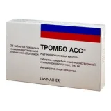 Упаковка: Тромбо АСС таб. п/о 100мг №28