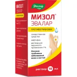Упаковка: Мизол Эвалар р-р д/наружного прим. 1% 10мл