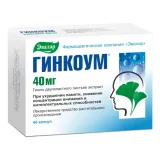 Упаковка: Гинкоум капс. 40мг №60
