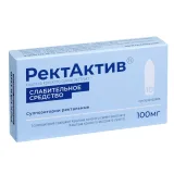 Упаковка: Ректактив супп. рект. 100мг №10