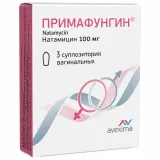 Упаковка: Примафунгин супп. ваг. 100мг №3