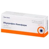 Упаковка: Ибупрофен-Хемофарм таб. п/о 400мг №30