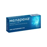 Упаковка: Меларена таб. п/о 3мг №30
