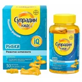 Упаковка: Супрадин Кидс Рыбки таб. жеват. Омега-3/Холин №30