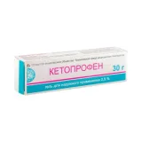 Упаковка: Кетопрофен гель 2,5% 30г