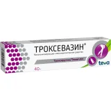 Упаковка: Троксевазин, гель 2%, 40 г