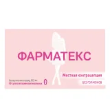 Упаковка: Фарматекс, суппозитории вагинальные 18.9 мг, 10 шт.