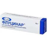 Упаковка: Флуцинар, гель 0.025% 15 г, 1 шт.