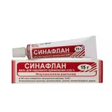 Упаковка: Синафлан, мазь 0.025%, 15 г (Муромский приборостроительный завод)