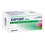 Упаковка: Карсил, таблетки 35 мг, 80 шт.