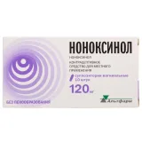 Упаковка: Ноноксинол, суппозитории вагинальные 120 мг, 10 шт.