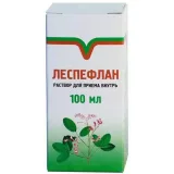 Упаковка: Леспефлан, раствор, 100 мл