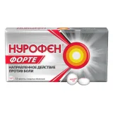 Упаковка: Нурофен форте, таблетки 400 мг, 12 шт.