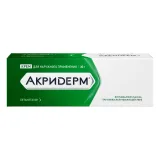 Упаковка: Акридерм, крем 0.05% 30 г, 1 шт.