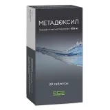 Упаковка: Метадоксил, таблетки 500 мг, 30 шт.