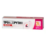 Упаковка: Троксерутин Врамед, гель для наружного применения 2% 40 г, 1 шт.