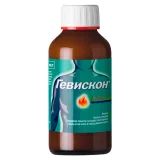 Упаковка: Гевискон, суспензия (мята), 150 мл