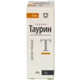 Упаковка: Таурин, капли глазные 4%, 5 мл