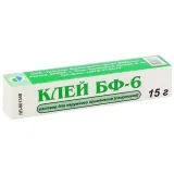 Упаковка: Клей БФ-6, раствор (Тульская фармацевтическая фабрика), 15 г