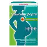 Упаковка: Гевискон форте, суспензия (мята), пакетики 10 мл, 12 шт.