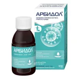 Упаковка: Арбидол (банан+вишня), порошок 25 мг/5мл 37 г, 1 шт.