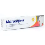 Упаковка: Метродент, гель стоматологический (лимонный) 20 г