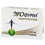 Упаковка: Экофурил, капсулы 200 мг, 16 шт.