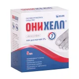 Упаковка: Онихелп, лак 5%, 5 мл
