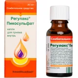 Упаковка: Регулакс Пикосульфат, капли 7.5 мг, 20 мл