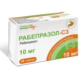 Упаковка: Рабепразол-СЗ, капсулы 10 мг, 28 шт.