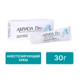 Упаковка: Акриол Про, крем 2,5%+2,5%, 30 г, 1 шт.