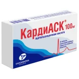Упаковка: КардиАСК, таблетки покрыт. плен. об. кишечнорастворимые 100 мг, 30 шт.