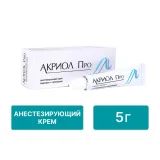 Упаковка: Акриол Про, крем 2.5%+2.5%, 5 г
