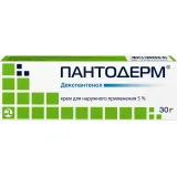 Упаковка: Пантодерм, крем 5%, 30 г