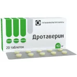 Упаковка: Дротаверин, таблетки 40 мг (Татхимфармпрепараты), 20 шт.