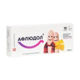 Упаковка: Афлюдол, таблетки покрыт. плен. об. 100 мг, 10 шт.