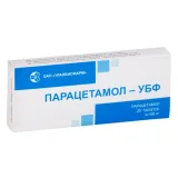 Упаковка: Парацетамол-УБФ, таблетки 500 мг, 20 шт.