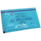 Упаковка: Магния сульфат, порошок 20 г