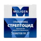 Упаковка: Стрептоцид, порошок, пакетики 2 г, 5 шт.
