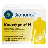 Упаковка: Канефрон Н, таблетки покрытые оболочкой, 120 шт.