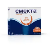 Упаковка: Смекта, порошок (апельсин) пакетики 3 г, 20 шт.