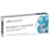 Упаковка: Валидол с глюкозой, таблетки, 10 шт.