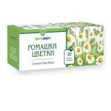 Упаковка: Ромашки цветки, пакетики 1.5 г (Фитофарм), 20 шт.