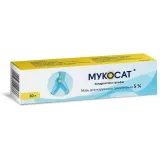 Упаковка: Мукосат, мазь 5%, 30 г
